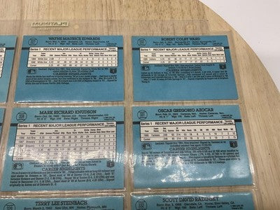 1991 Donruss Baseball 9 Cards Lot Bonilla Henderson Steinbach Minor League