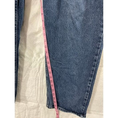 Wrangler Jeans Mens 38x29 Blue Relaxed Fit Straight Leg Denim Pants Workwear