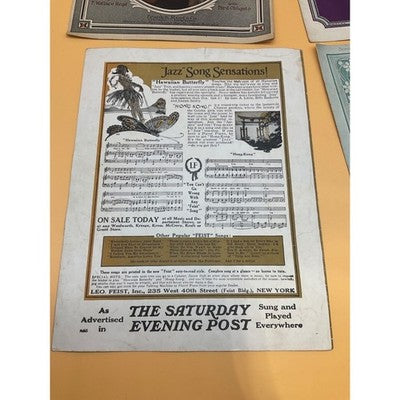 Antique Sheet Music Collection "Louise," "Don't Bite the Hand," "Woodland Echo+