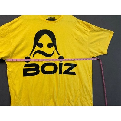 CSG T-Shirt 3XL Champs Sports Gear Yellow Cotton Graphic Tee Boiz