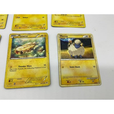Pokemon TCG Electric Card Lot 6pc Shinx Voltorb Joltik Chinchou Tynamo Mareep