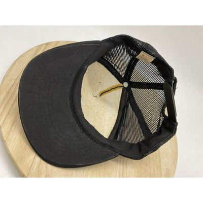Vtg Miller Genuine Draft Hat Beer Cap Rope Mesh Snapback Logo Trucker Baseball
