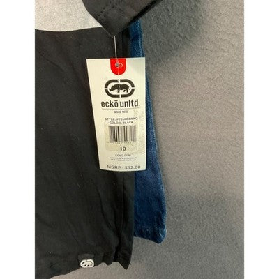 Ecko Unltd Kids Jean Shorts & Tee Size 10 Blue Denim Casual Summer Boys NWT