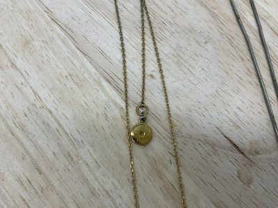 Lot 3 Mixed Brand Necklaces Gold Tone Heart Cross MK Teardrop Womens Jewelry