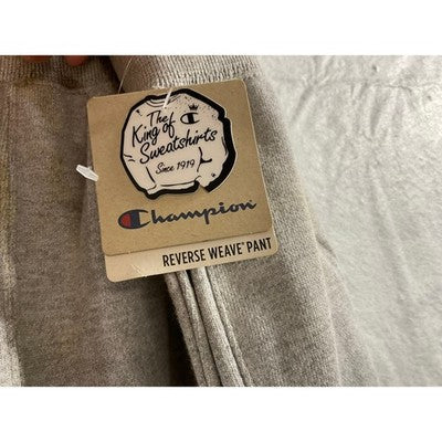 Champion Reverse Weave Joggers Mens XL Gray NWT Heavyweight Fleece Sweatpants