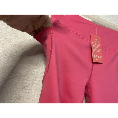 AENLLEY Leggings Womens XL Pink High Rise Yoga Pants Pockets Stretch Activewear