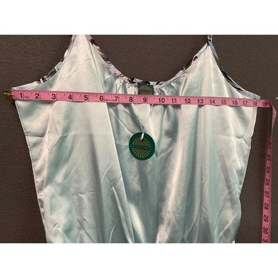 NWT Honey Minx SATIN Jajamas Harper One Piece Jumpsuit Sleep Set M/L Pockets