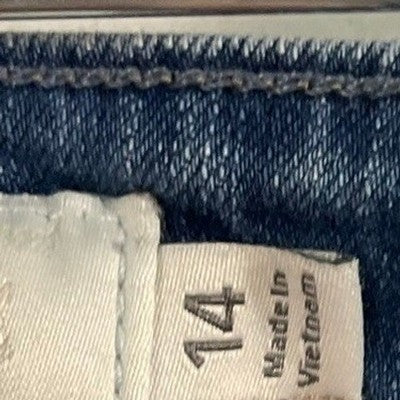 Torrid Denim Shorts Womens 14 Light Wash Distressed Frayed Hem Summer Casual