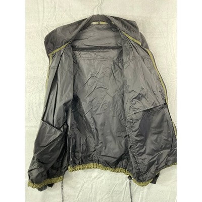 NWTF Windbreaker Jacket Mens XL Black Turkey Hunting Conservation Graphic
