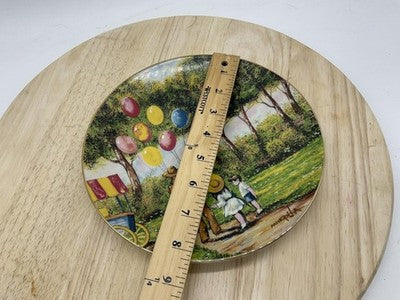 Vintage 1979 Calhoun's Balloon Man Dominic Mingolla Porcelain Collector Plate