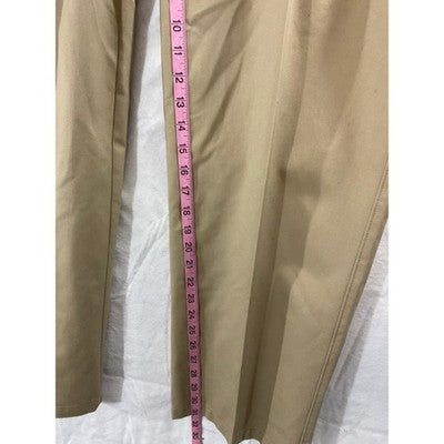 St. John's Bay Chino Pants Mens 40x32 Khaki New Pleated Worry Free Chino