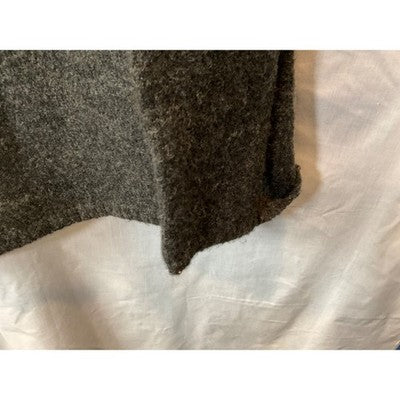Cable Stitch Women's Med Charcoal Grey Long Sleeve Sweater Acrylic/Wool Blend