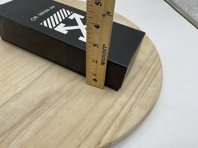 Off-White Case Mens Black Arrow Logo Rectangular Cardboard Storage Box Packaging