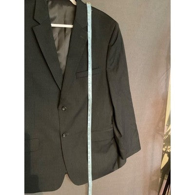 Pronto Uomo Charcoal Sport Coat Men’s Classic Blazer – Measurements Provided