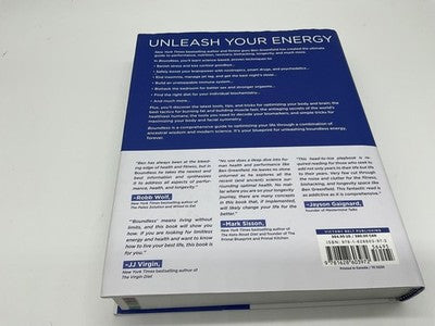 Boundless Upgrade Brain Optimize Body Defy Aging Ben Greenfield Health Hardcover