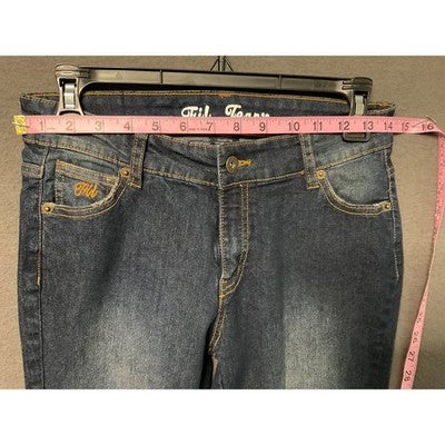 Fil Jeans Women’s Distressed Skinny Jeans Size 3 Blue Frayed Hem Stretch