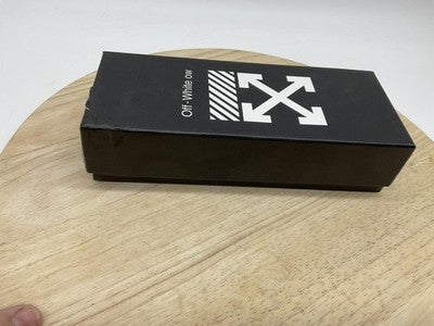 Off-White Case Mens Black Arrow Logo Rectangular Cardboard Storage Box Packaging
