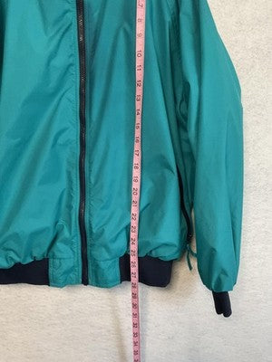 Vintage WearGuard Jacket Mens XL Green Fleece Lined Stormproof Windbreaker 90s