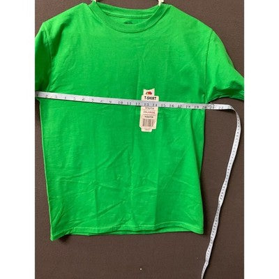 Fruit of the Loom Youth XXL Green T-Shirt 18 Boys' 100% Cotton NEW