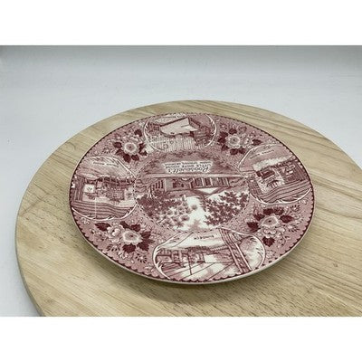 Vintage Roosevelt Little White House Warm Springs GA Staffordshire Plate England