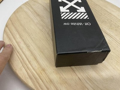 Off-White Case Mens Black Arrow Logo Rectangular Cardboard Storage Box Packaging