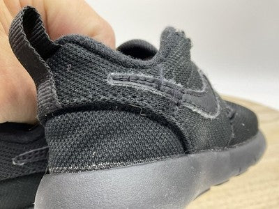 Nike Roshe One Shoes Toddler Size 4C Black Triple Black Mesh 2016 749427-010