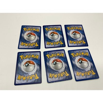 Pokemon Trading Card Lot Grass Type 6 Cards Green Snivy Treecko TCG
