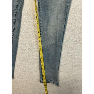 Aeropostale Jeans Womens Medium Light Wash High Rise Jegging Skinny Stretch Long