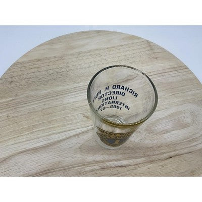 Vintage West Virginia Lions International Glass Drinkware 1965-67 Richard Ruff