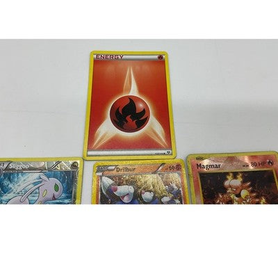 Pokemon TCG Card Lot 7pc Holo Reverse Holo Magmar Sliggoo Volbeat Magnemite