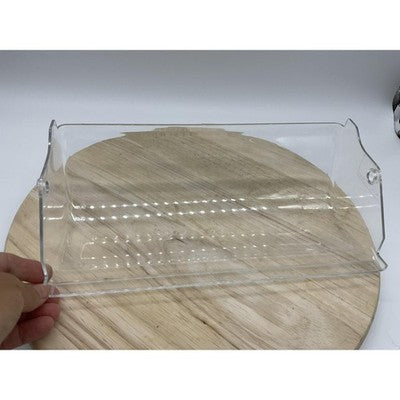 Whirlpool Refrigerator Door Compartment Replacement W10385897 Clear Plastic Part