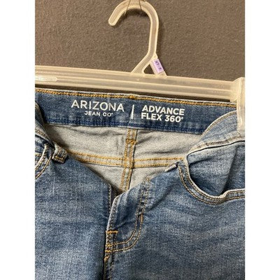 Arizona Jean Co Flex 360 Girls Size 8 Regular Fit Stretch Jeans