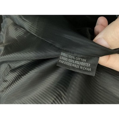 Zagato Signature Collection Sport Coat Men 50 Black Corduroy 3-Button Lined