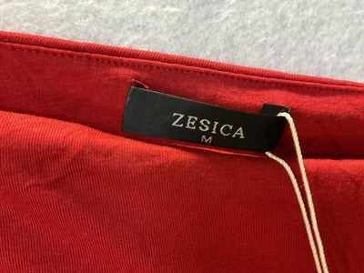ZESICA Dress Womens Medium Red One Shoulder Lace Maxi Ruched Bodycon New