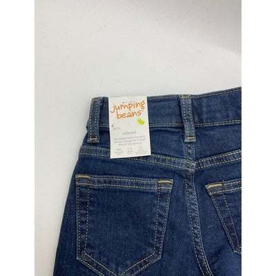Jumping Beans & Perry Ellis Boys Size 4 Blue Jeans Brown Joggers NWT Bundle