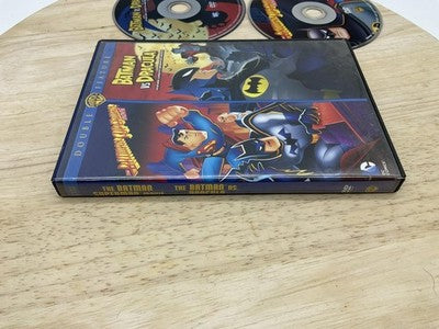 Batman Superman / Batman Vs Dracula DVD Double Feature DC Animated Warner NR