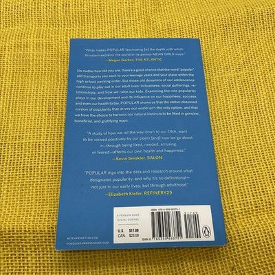 Popular Mitch Prinstein Paperback Psychology Happiness Success Relationships