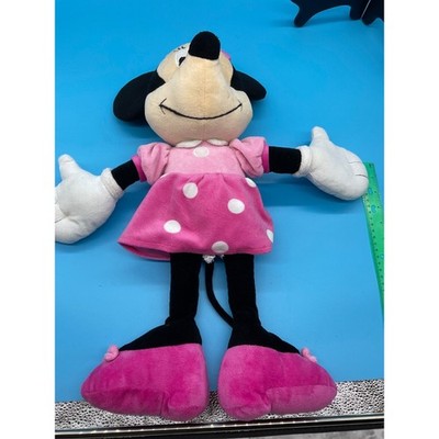 Minnie Mouse Plush Doll Jay Franco & Sons 20" Pink Outfit Disney Licensed