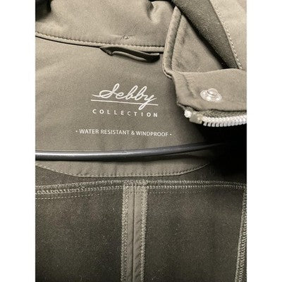 Sebby Collection Jacket Womens Medium Hooded Water Resistant Windproof Coat