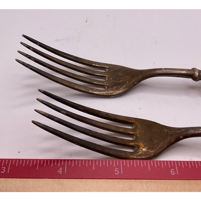 Wallingford CT WM. Rogers 12 DWT Silver-Plated Forks - 2 Count, Vintage, READ