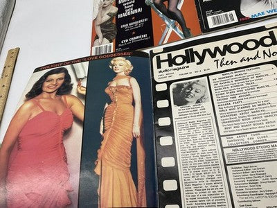 Vintage Hollywood Then & Now Magazine Lot 3 Marilyn Monroe August 1987 Tribute