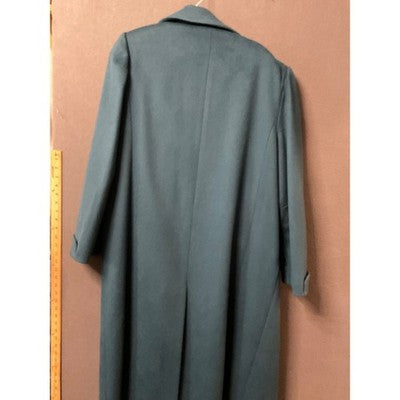 Vintage Alorna Super Fina Wool Blend L Coat Double Breasted Made in USA Parka