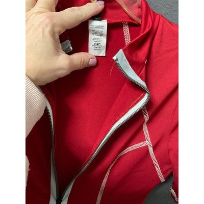 K Too Reflective Red Bodycon Mini Dress Size S Cut #5198 Style ND6447