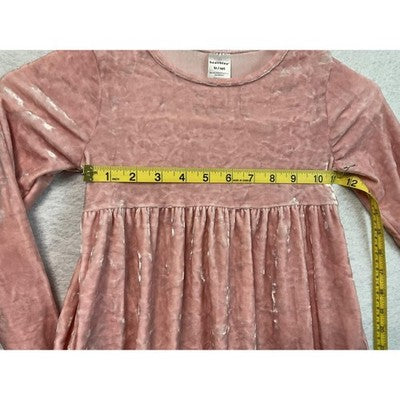 Healthtex Dress Girls 5T Long Sleeve Crushed Velvet Pockets Holiday Party Cute