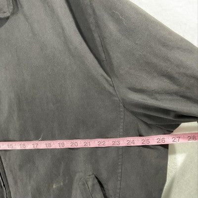 Dockers Jacket Mens 2XL Black Stain Defender Windbreaker Lined Zip Pockets