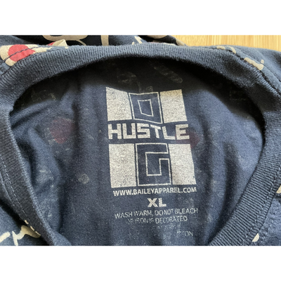 Hustle G Fresh Shirt Boys XL Long Sleeve Graphic Streetwear All Over Print