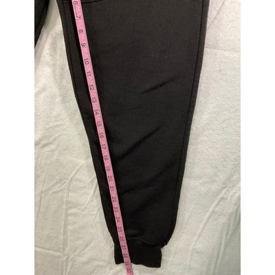 One Point One Joggers Mens XL Black Red Green Side Stripe Zipper Streetwear