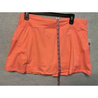 MCEDAR Skort Womens 10 Coral Pleated Athletic Tennis Golf Pocket Lined NWT