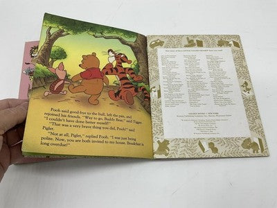 Little Golden Books Disney Little Mermaid and Winnie The Pooh Missing Bullhorn