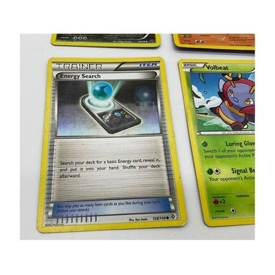 Pokemon TCG Card Lot 7pc Holo Reverse Holo Magmar Sliggoo Volbeat Magnemite